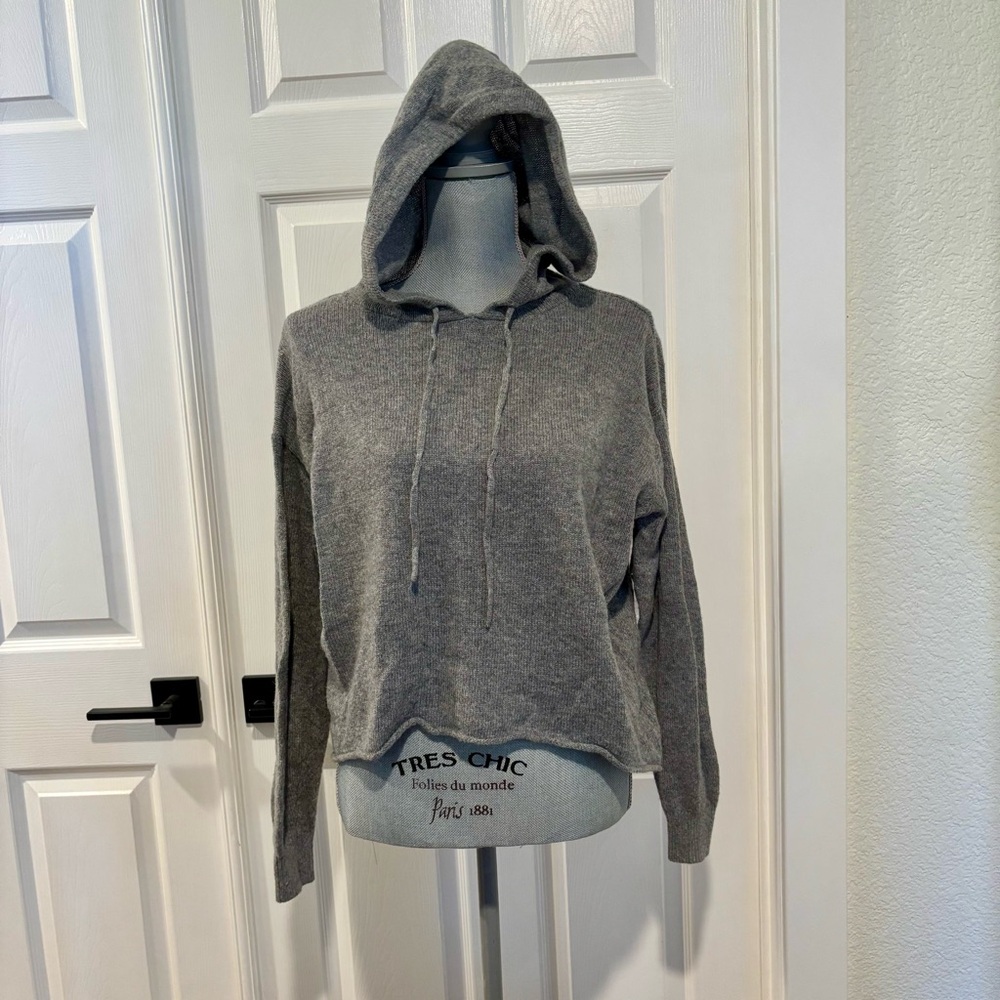 BRANDY Melville‎ Gray Hoodie ONE SIZE